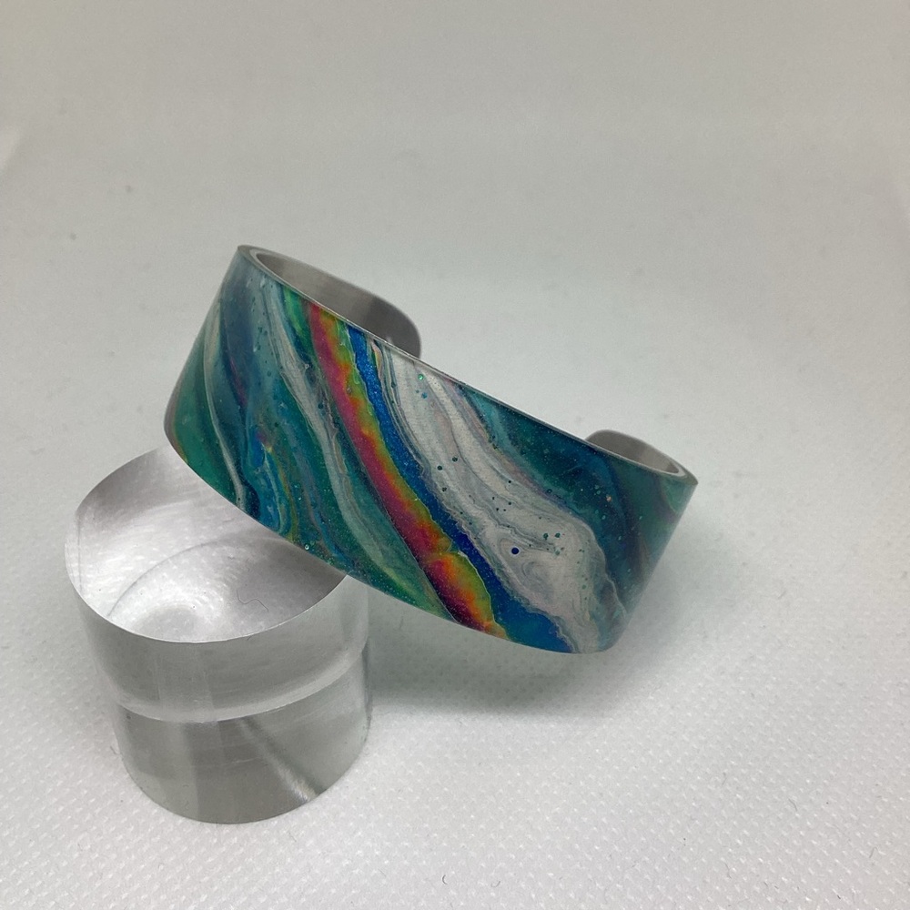 Key West Colorful Swirl Cuff Bracelet